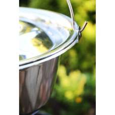 CookKing Dreibein 180 cm mit Edelstahltopf 14 l + Kurbel