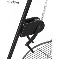 CookKing Dreibein 180 cm mit Edelstahltopf 14 l + Kurbel