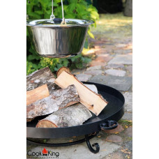 CookKing Dreibein 180 cm mit Edelstahltopf 14 l + Kurbel