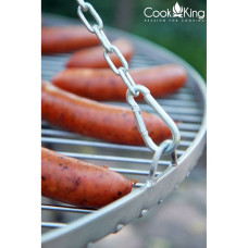 CookKing Set von Ketten und Karabinerhaken für Grillrost