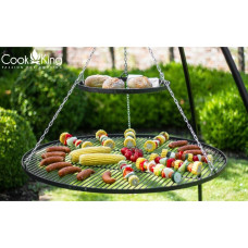 CookKing Set von Ketten und Karabinerhaken für Grillrost