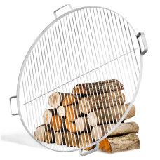 CookKing Grillrost mit 4 Griffen aus Edelstahl 70 cm für Feuerschale