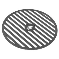 CookKing Grillplatte für Feuerschale 78 cm mit Grillrost 36 cm und 4 Griffen