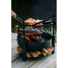 CookKing Multifunktionale Feuerschale MONTANA X mit Grillrost 60 cm