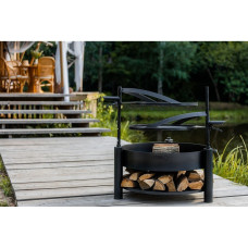 CookKing Multifunktionale Feuerschale MONTANA X mit Grillrost 60 cm