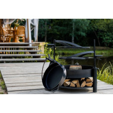 CookKing Multifunktionale Feuerschale MONTANA X mit Grillrost 60 cm