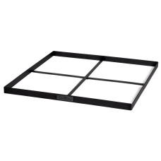 CookKing Quadratische Feuerschalenbasis für Dekosteine 60x60 cm