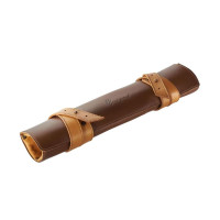 Mergel Leder-Messertasche für drei Messer in Caramel