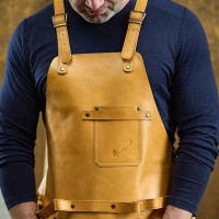 Mergel Lederschürze Nr. 63 In Amber