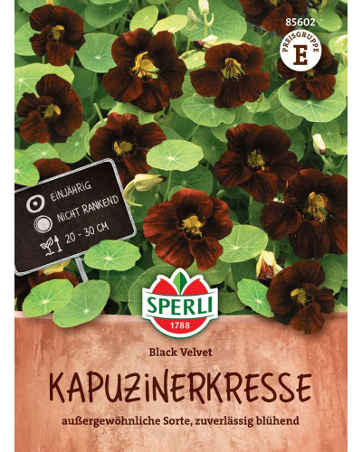 Sperli Kapuzinerkressesamen Black Velvet