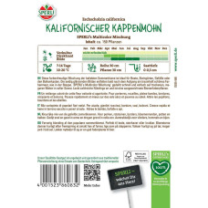 Sperli Kalifornischer Kappenmohnsamen Multicolor Mischung