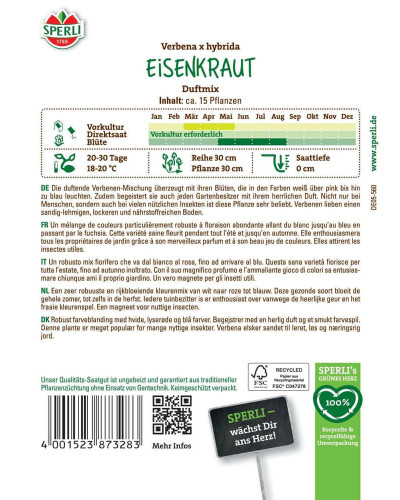 Sperli Eisenkrautsamen Duftmix