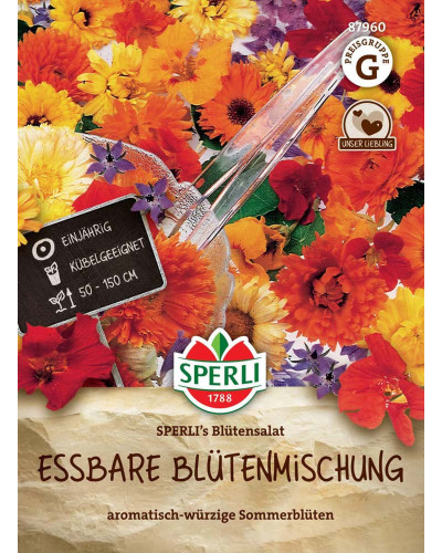 Sperli Essbare Blütenmischung Blütensalat