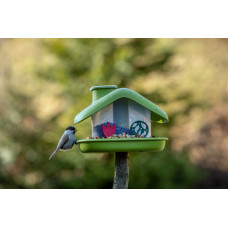Plastia Vogelfutterhaus DOMEK, Grün