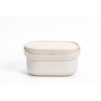 Plastia Biomüll Behälter ohne Rahmen und Beuteln, Elfenbein