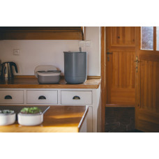 Plastia Biomüll Behälter ohne Rahmen und Beuteln, Elfenbein