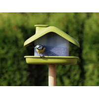Plastia Vogelfutterhaus DOMEK, Grün