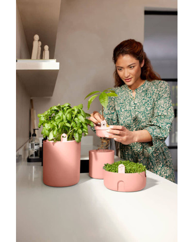 Elho Kräutertopf 'Bouncy Basil', Toffee Terra