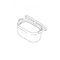 Plastia Biomüll Behälter ohne Rahmen und Beuteln, Elfenbein