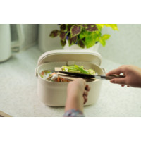 Plastia Biomüll Behälter ohne Rahmen und Beuteln, Elfenbein