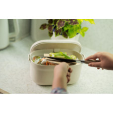 Plastia Biomüll Behälter ohne Rahmen und Beuteln, Elfenbein