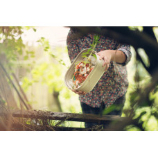 Plastia Biomüll Behälter ohne Rahmen und Beuteln, Elfenbein