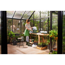 Elho Green Basics Anzucht Schale Allin1 M, Laubgrün