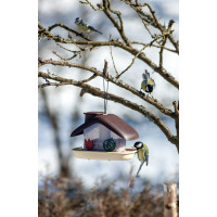 Plastia Vogelfutterhaus DOMEK, Braun