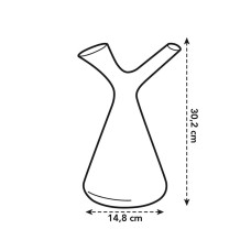 Elho Plunge Giesskanne 1.7 Liter, Grau