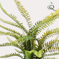 Green Boutiq Kunstpflanze Nephrolepis Exaltata (Boston Farn) 55 cm