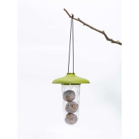 Plastia Robin - 3-in-1 Vogelfutterhaus, Vogeltränke - Grün