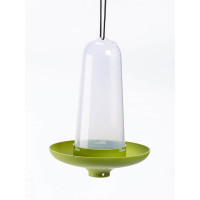 Plastia Robin - 3-in-1 Vogelfutterhaus, Vogeltränke - Grün
