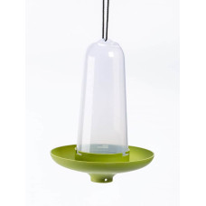 Plastia Robin - 3-in-1 Vogelfutterhaus, Vogeltränke - Grün