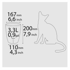 Happy-Plants Orchidea Twin Orchideentopf Selbstbewässernd Ø 16.7 cm, H 20 cm 3.3 Liter - Anthrazit